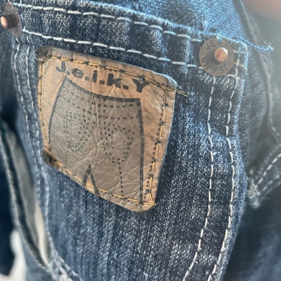 Blue washed denim jorts - Picture 4 of 4